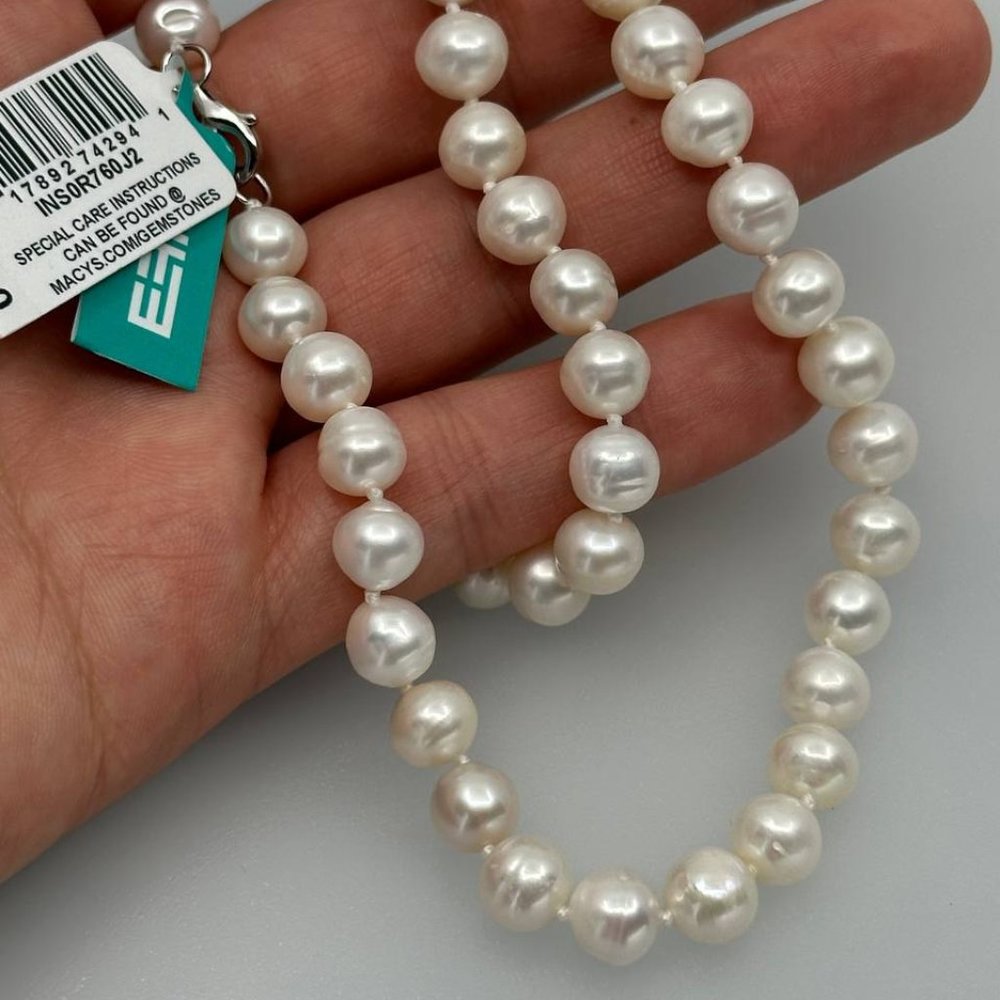EFFY White Cultured Freshwater Pearl 18" Necklace